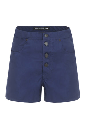 Panama cotton shorts-0